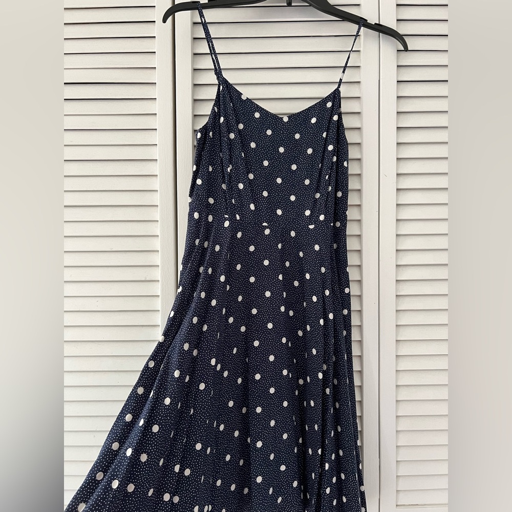 Old Navy Navy Polkadot Dress